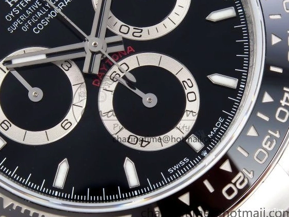 MiroTime 0422 Daytona 126500 QF 1:1 Best Edition 904L Steel Black Dial on SS Braclet SH4131 V ZeroBulk 1296